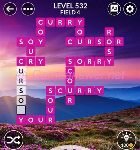 wordscapes level 532